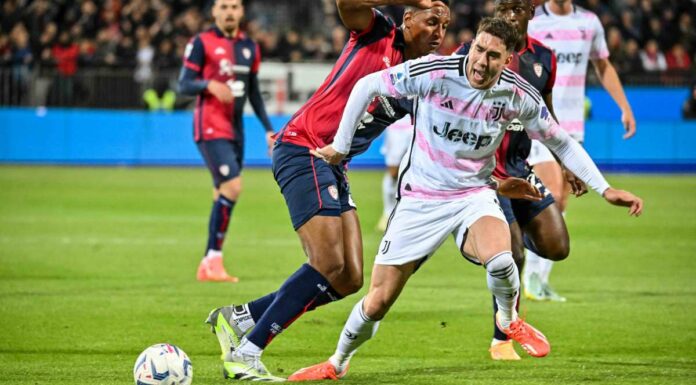 Rimonta Juve a Cagliari, 2-2 alla Unipol Domus