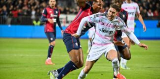 Rimonta Juve a Cagliari, 2-2 alla Unipol Domus