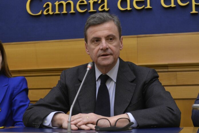 Camera dei deputati conferenza stampa di Azione sui nuovi ingressi nel partito