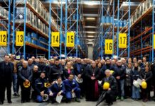 L’arcivescovo Delpini visita lo stabilimento Bracco di Ceriano Laghetto