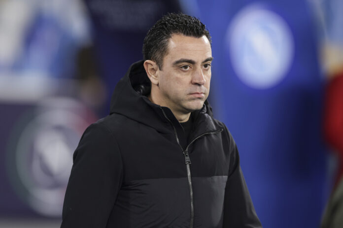 UEFA Champions League football match - SSC Napoli vs FC Barcelona