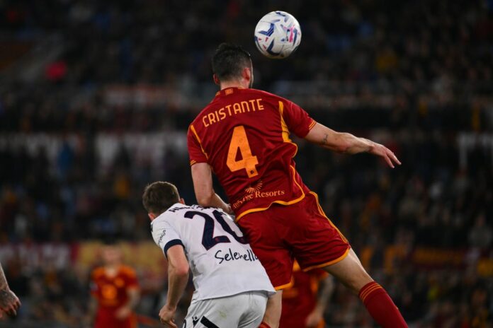 Italian soccer Serie A match - AS Roma vs Bologna FC