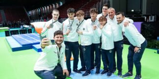 Europei artistica, Italia jr argento, oro alla Gran Bretagna