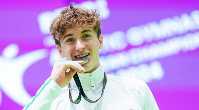 Brugnami d’argento a Rimini negli Europei junior d’artistica