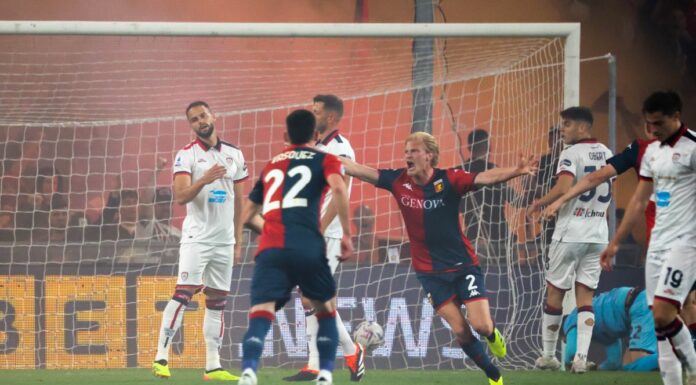 Il posticipo va al Genoa, Cagliari battuto 3-0