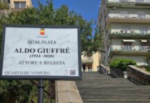A Napoli una scalinata per Aldo Giuffrè