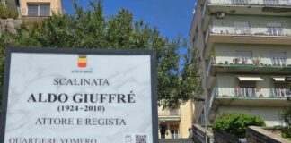 A Napoli una scalinata per Aldo Giuffrè