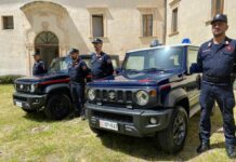 Quattro Suzuki Jimny consegnate ai Carabinieri dei Parchi Nazionali