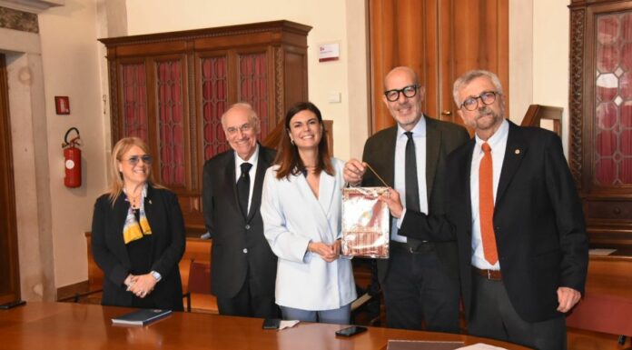 Ricevuti a Ca’ Farsetti i Lions di Venezia per il 70° compleanno