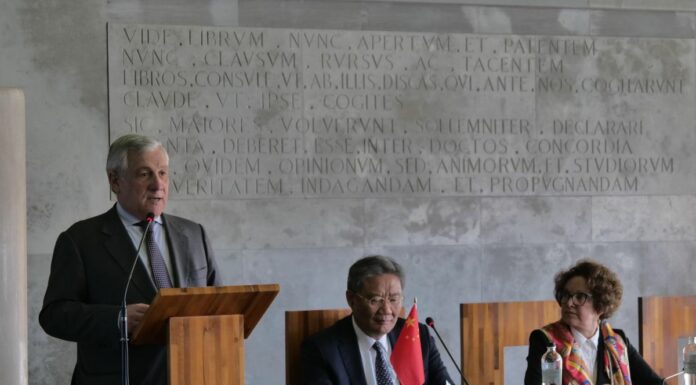 Italia-Cina, a Ca’ Foscari Vicepremier Tajani incontra ministro Commercio Wang Wentao