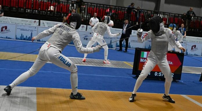 Foil Women Season 2023-24 In photo:  MANCINI CamillaPhoto Augusto Bizzi