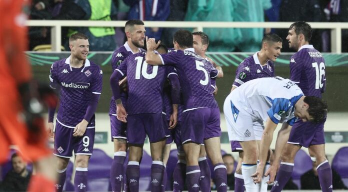 Fiorentina-Bruges 3-2, decide Nzola nel recupero