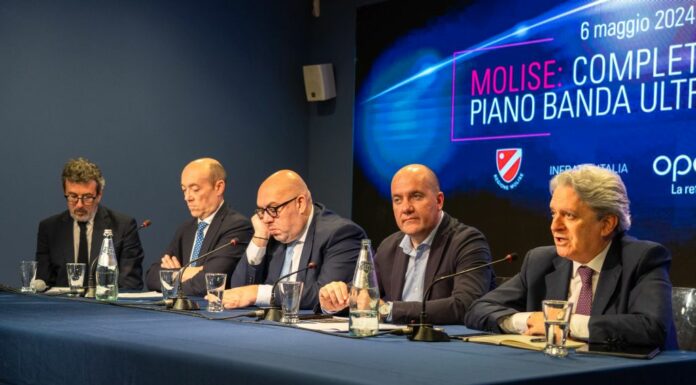 Open Fiber, conclusi in Molise i lavori del Piano Banda Ultra Larga