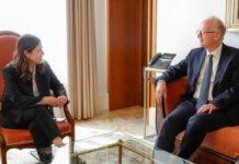 La Presidente Todde riceve l’ambasciatore di Norvegia Vibe