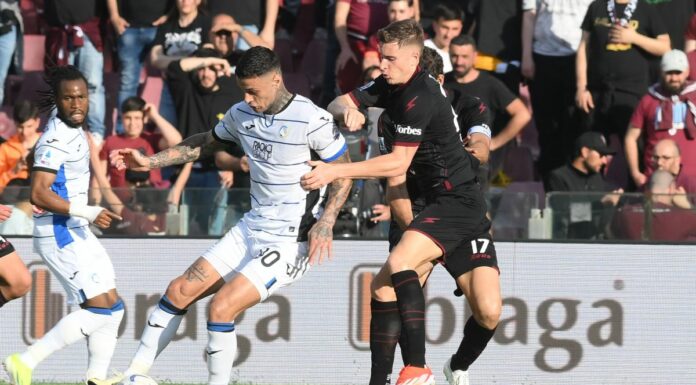 Atalanta ribalta la Salernitana, è aggancio alla Roma
