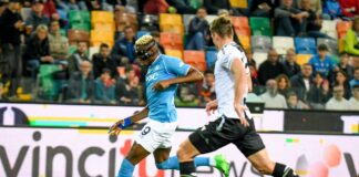 Osimhen non basta, il Napoli fa 1-1 a Udine