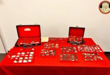 Reperti e monete antiche consegnati al Museo Archeologico di Reggio Calabria