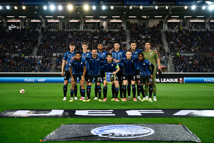 Football Europa League match - Atalanta BC vs Olympique De Marseille