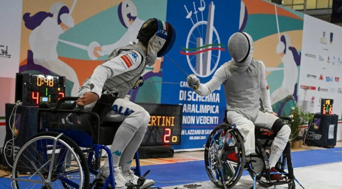 Assegnati i titoli del fioretto agli Assoluti paralimpici