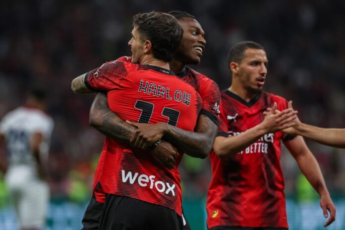 Italian soccer Serie A match - AC Milan vs Cagliari Calcio
