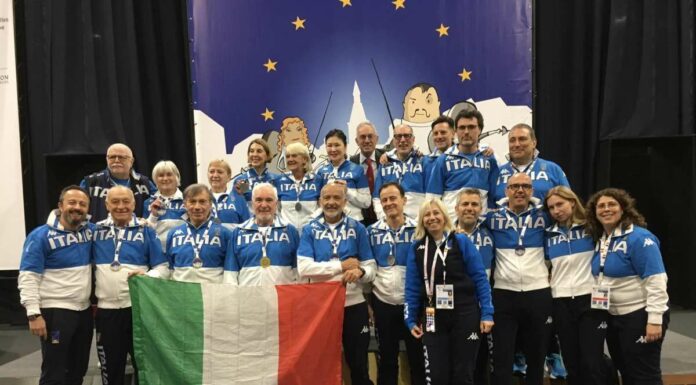 L’Italscherma trionfa agli Europei Master in Belgio