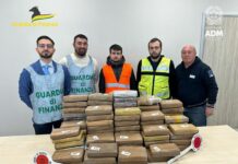 Sequestrati 116 kg di cocaina nell’interporto di Vado Ligure