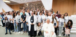 Operatori dell’Ospedale di Petralia Sottana ricevuti da Papa Francesco