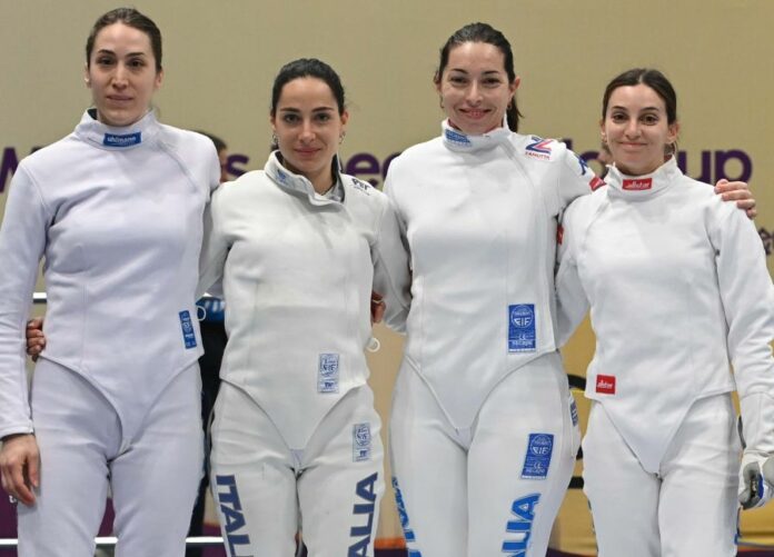Nanjing World Cup Women’s Epee
In photo: ITA
Photo by EVA PAVÍA #BizziTeam
