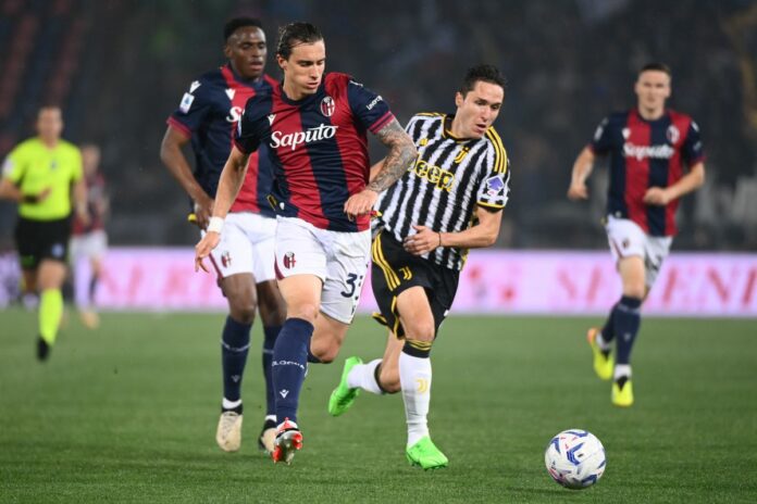 Italian soccer Serie A match - Bologna FC vs Juventus FC