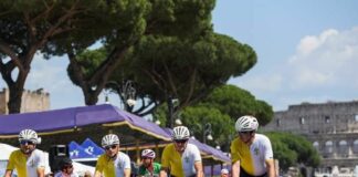 Athletica Vaticana al Giro-E per sostenere il “Bambino Gesù”