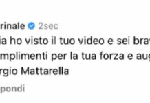 Mattarella sui social incoraggia una bambina malata di cancro