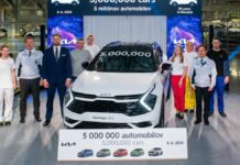 Kia Slovakia festeggia 5 milioni di vetture prodotte