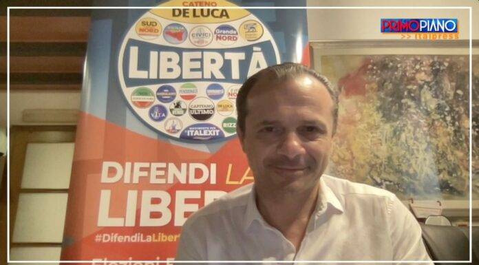 De Luca “Libertà unica lista non compromessa con il sistema”