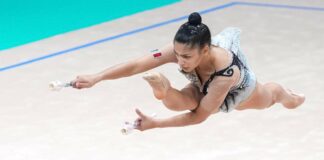 Raffaeli tre volte d’oro agli Assoluti di ritmica