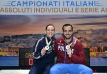 Curatoli e Battiston i nuovi campioni italiani di sciabola