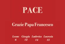 Sul Corriere della Sera una pagina “PACE Grazie Papa Francesco”