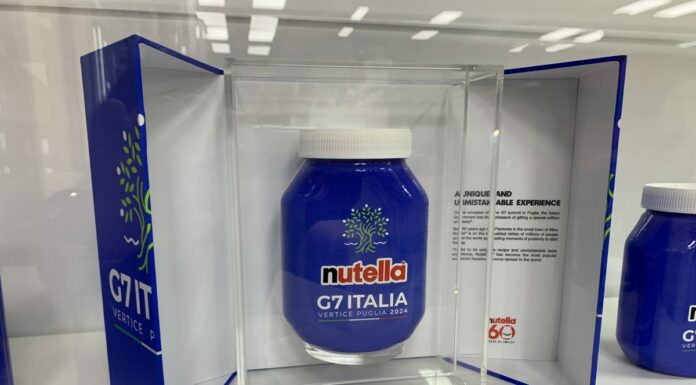 G7, una Nutella personalizzata tra i regali italiani ai leader