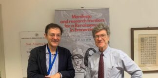 Sachs “Manifesto per la Nuova Economia strumento fondamentale”