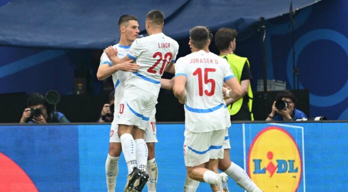 Schick replica a Mikautadze, Georgia-Repubblica Ceca 1-1