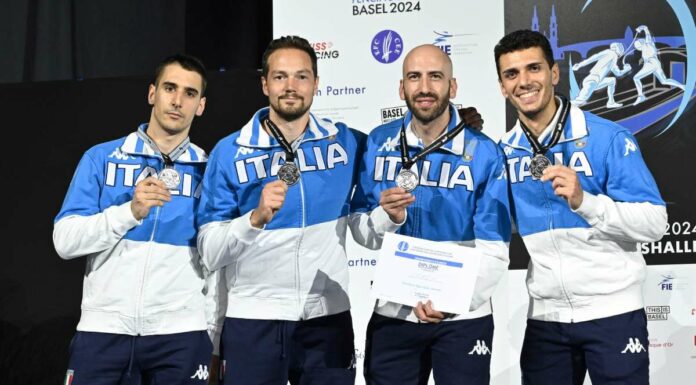 Spada maschile d’argento, 10° podio azzurro agli Europei