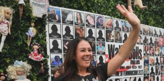 Giusy Versace festeggia a Milano i 10 anni di Wall of dolls!