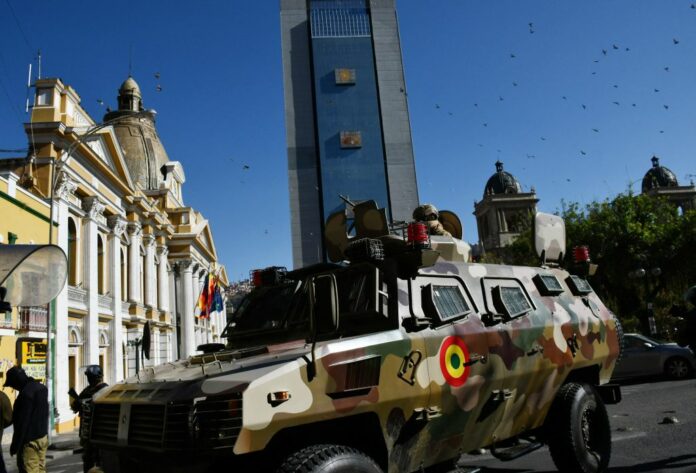 BOLIVIA-LA PAZ-ATTEMPTED COUP