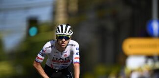 Vauquelin vince a Bologna, Pogacar in maglia gialla