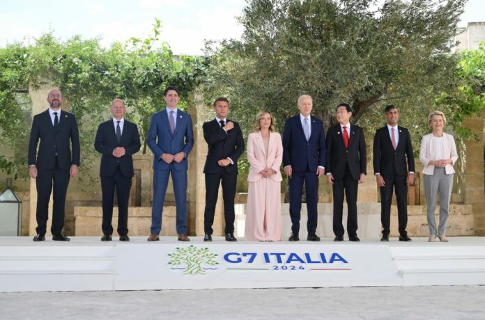 Vertice G7 2024 - Borgo Egnazia - primo giorno del summit.