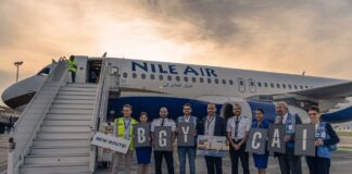 شركة النيل للطيران تفتتح الخط الرابط بين القاهرة وميلانو بيرجامو
