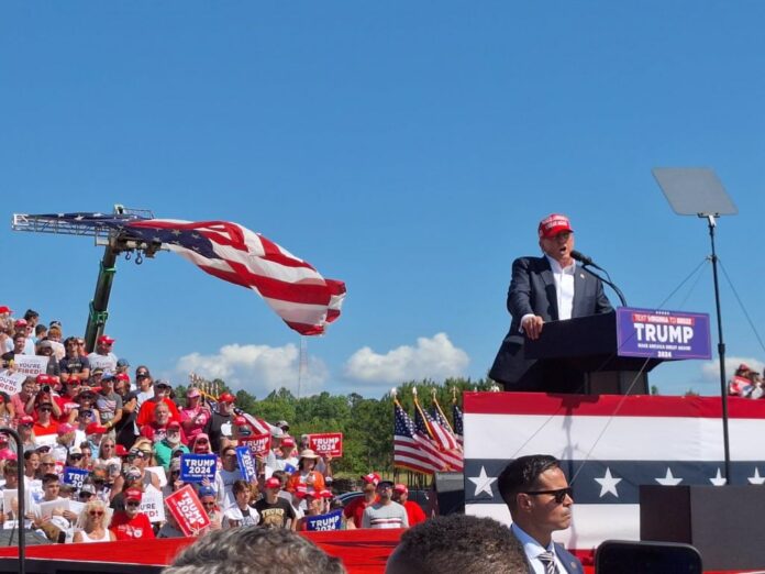 Trump in Virginia - Foto di Stefano Scibiliaok