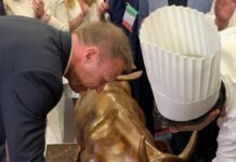 Toro di Wall Street di cioccolato, l’omaggio di Fiasconaro al Fancy Food