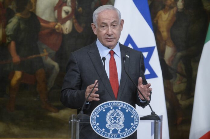 Palazzo Chigi , la Presidente del Consiglio dei Ministri incontra il Primo Ministro di Israele