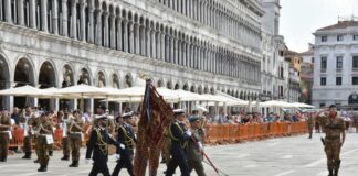 In piazza San Marco i 40 anni dei lagunari