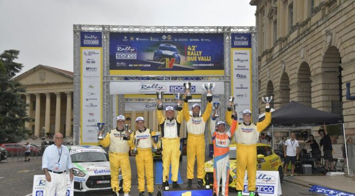 Fichera vince a Verona ma Pellè nuovo leader della Suzuki Rally Cup